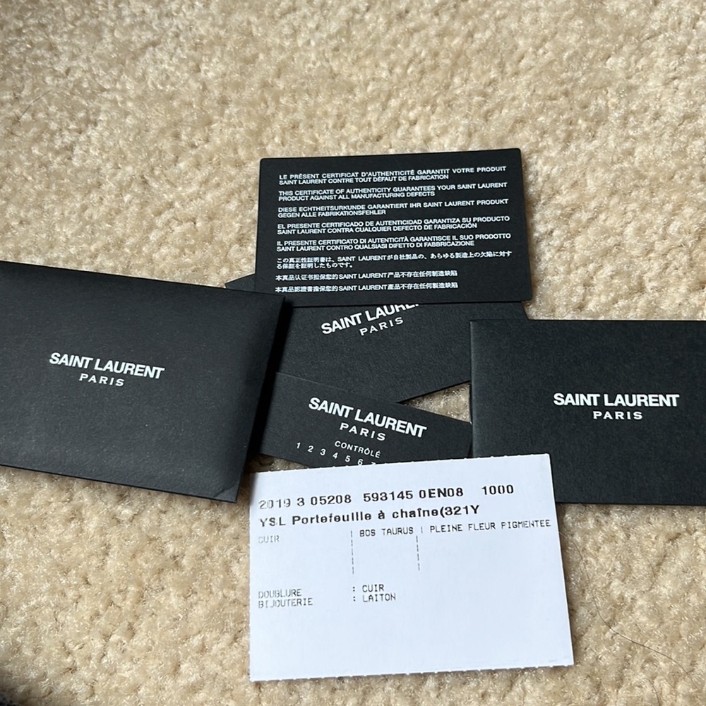 SOLD! saint Laurent niki - Picture 14 of 15